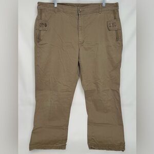 Clothing Arts P Cubed Business Traveler Pants Men’s Size 40x27 Tan Zip Pockets